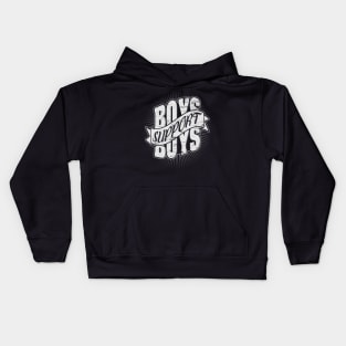 Boys support boys! Kids Hoodie